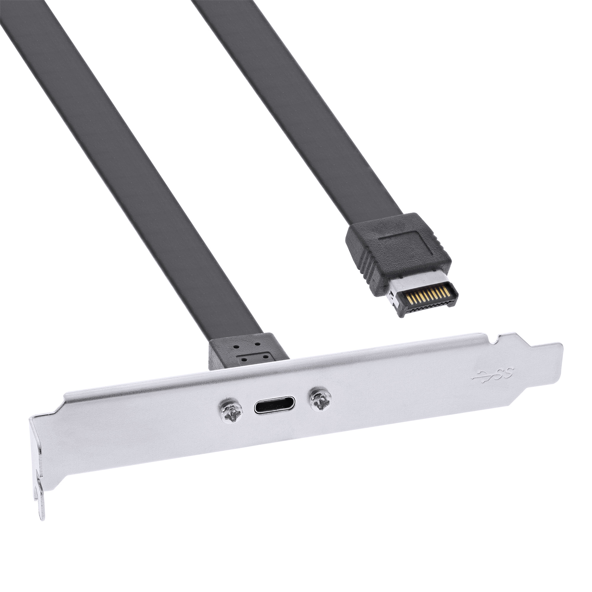 InLine® Slotblende USB Typ-C zu USB Frontpanel Key-A intern, 0,5m - best4you