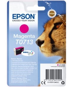 Epson Tintenpatrone T0713 Magenta (ca. 250 Seiten)