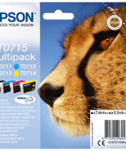 Epson Tintenpatronen T0715 DURABrite Multipack 4-farbig