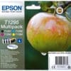 Epson Tintenpatronen Multipack T129 (4 Farben) Niedrigere Druckkosten dank XL-Tintenpatronen<br>XL-Tintenpatronen der "Hirsch"-Serie sind für Kunden mit großen Druckvolumen geeignet, die zudem eine Investition im Voraus tätigen möchten, um die Kosten pro gedruckter Seite zu verringern.<br><br>Geld sparen mit separaten Einzelpatronen<br>Dank der Einzelpatronen von Epson brauchen Sie nur die verbrauchte Farbe zu ersetzen.<br><br>Tinten von Epson sind für Epson Drucker optimiert<br>Tinten und Papiere von Epson werden speziell zur Verwendung mit Druckern von Epson entwickelt und liefern stets optimale Ergebnisse.