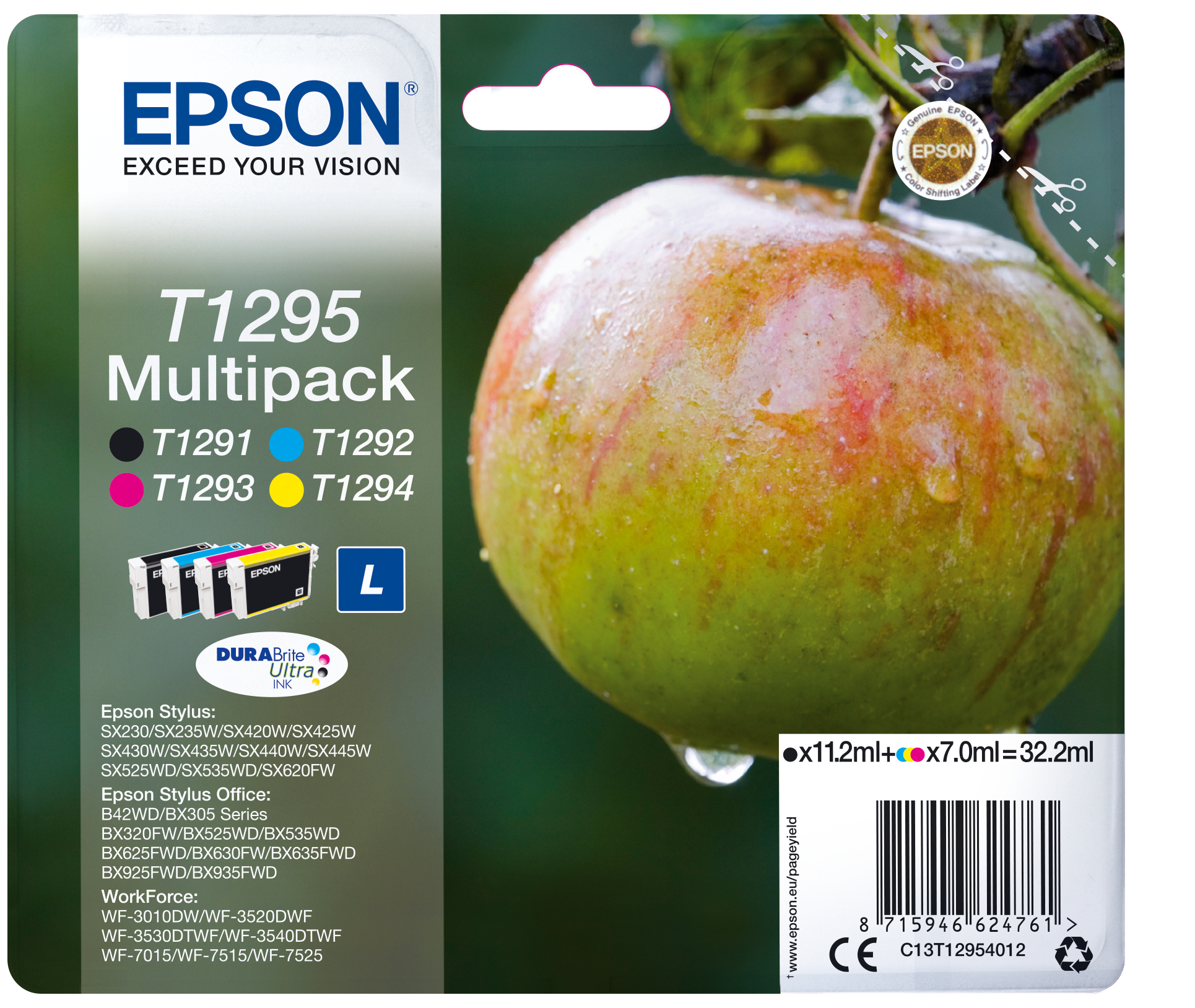 Epson Tintenpatronen Multipack T129 (4 Farben) Epson Tintenpatronen Multipack T129 (4 Farben)