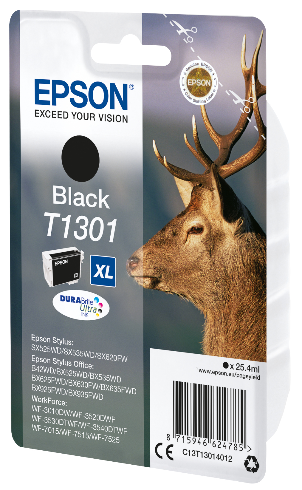 Epson Tintenpatrone T1301 DURABrite Ultra Schwarz Epson Tintenpatrone T1301 DURABrite Ultra Schwarz – Bild 2