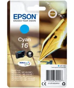 Epson Tintenpatrone 16 T1622 DURABrite Ultra Cyan