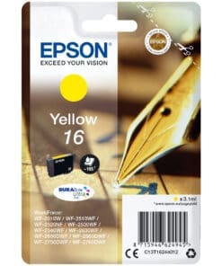 Epson Tintenpatrone 16 T1624 DURABrite Ultra Gelb