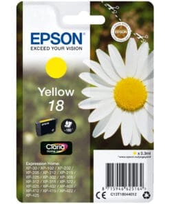 Epson Tintenpatrone 18 T1804 Claria Home Gelb