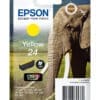 Epson Tintenpatrone 24 T2424 Claria Gelb Photo (4,6 ml) Drucken, scannen und kopieren Sie von nahezu überall aus mit diesem tragbaren All-in-One. Schließen Sie Ihren Drucker ganz einfach über Wi-Fi Direct an. Dieses leise Kraftpaket verfügt über eine lange Akkunutzungsdauer und liefert so die meisten Seiten.