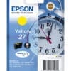 Epson Tintenpatrone 27 Gelb (ca. 3,6ml) Diese schwarze Pigmenttinte wird zum Druck von Dokumenten auf Normalpapier verwendet und sorgt für ein gestochen scharfes Schriftbild mit langer Haltbarkeit. Mit dem 15 ml fassenden Tintentank können bis zu 300 Seiten im A4-Format gedruckt werden.