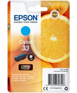 Epson Tintenpatrone 33 Cyan (4,5ml)