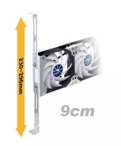 Alternative view of Titan TTC-SC09TZ (A) Einbau-Lüfter 2x 92x92x25mm
