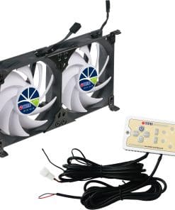 Titan TTC-SC22(A)/V2+ Kühlschrank-Doppellüfter 92x25mm IP55 für Camping *siehe Beschreibung
