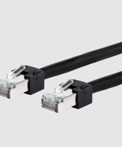 METZ CONNECT Patchkabel Cat.6 Ultraflex500 VoIP AWG 26 1,0 m schwarz