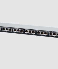 METZ CONNECT E-DAT C6A 24 Port Patchfeld 0,5HE LSA