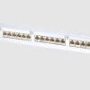 METZ CONNECT E-DAT C6A 24 Port Patchfeld 1HE LSA modular 8-adriger feldkonfektionierbarer RJ45-Stecker zum Einbau in Steckergehäuse IP67 der Varianten 1, 4, 5, und 14 AWG 26/7 - 22/7, AWG 26/1 - 22/1 Hersteller-Nr 1401400810-I EAN/UPC 4250184114116
