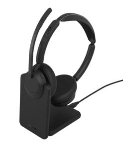 Alternative view of JABRA Evolve3 45 Stereo, LINK 390c, UC, Ladestation