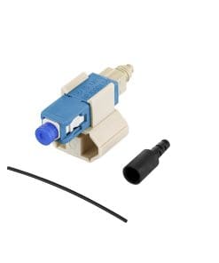 METZ CONNECT Hybrid Steckerbausatz SC UPC OS2 10 Stück für Adern Ø 0,25 + 0,9 mm