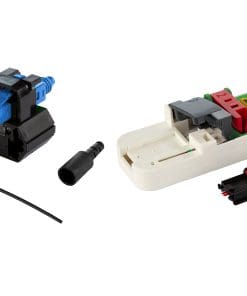 METZ CONNECT Hybrid Steckerbausatz LC UPC OS2 20 Stück für Adern Ø 0,25 + 0,9 mm
