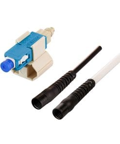 METZ CONNECT Hybrid Steckerbausatz SC UPC OS2 10 Stück für Kabel Ø 2,0 + 3,0 mm