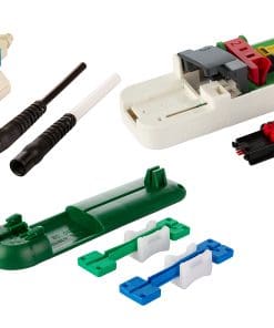 METZ CONNECT Hybrid Steckerbausatz SC UPC OS2 20 Stück für Kabel Ø 2,0 + 3,0 mm