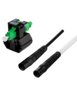 METZ CONNECT Hybrid Steckerbausatz LC APC OS2, 10 Stück, für KabelØ 2,0 + 3,0 mm