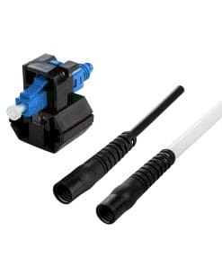 METZ CONNECT Hybrid Steckerbausatz LC UPC OS2 10 Stück für Kabel Ø 2,0 + 3,0 mm