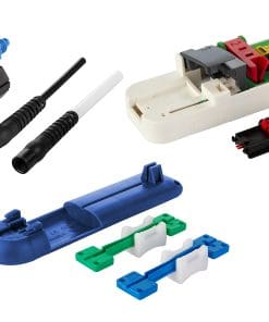 METZ CONNECT Hybrid Steckerbausatz LC UPC OS2 20 Stück für Kabel Ø 2,0 + 3,0 mm
