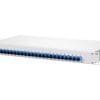 METZ CONNECT OpDAT fix Patchfeld splice 24xE2000 (blau), OS2, grau BTR 150255BA12-F, OpDAT fix 12x SC-D OM3 splice, 1HE/12/grau, 24Pigt 12Kup/aqua, CSH