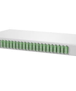 METZ CONNECT OpDAT fix Patchfeld splice 24xSC-D APC (grün), OS2, grau