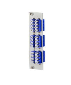 METZ CONNECT OpDAT REGpro Front 3HE, 7TE 6xLC-Q UPC OS2 (Keramik, blau)