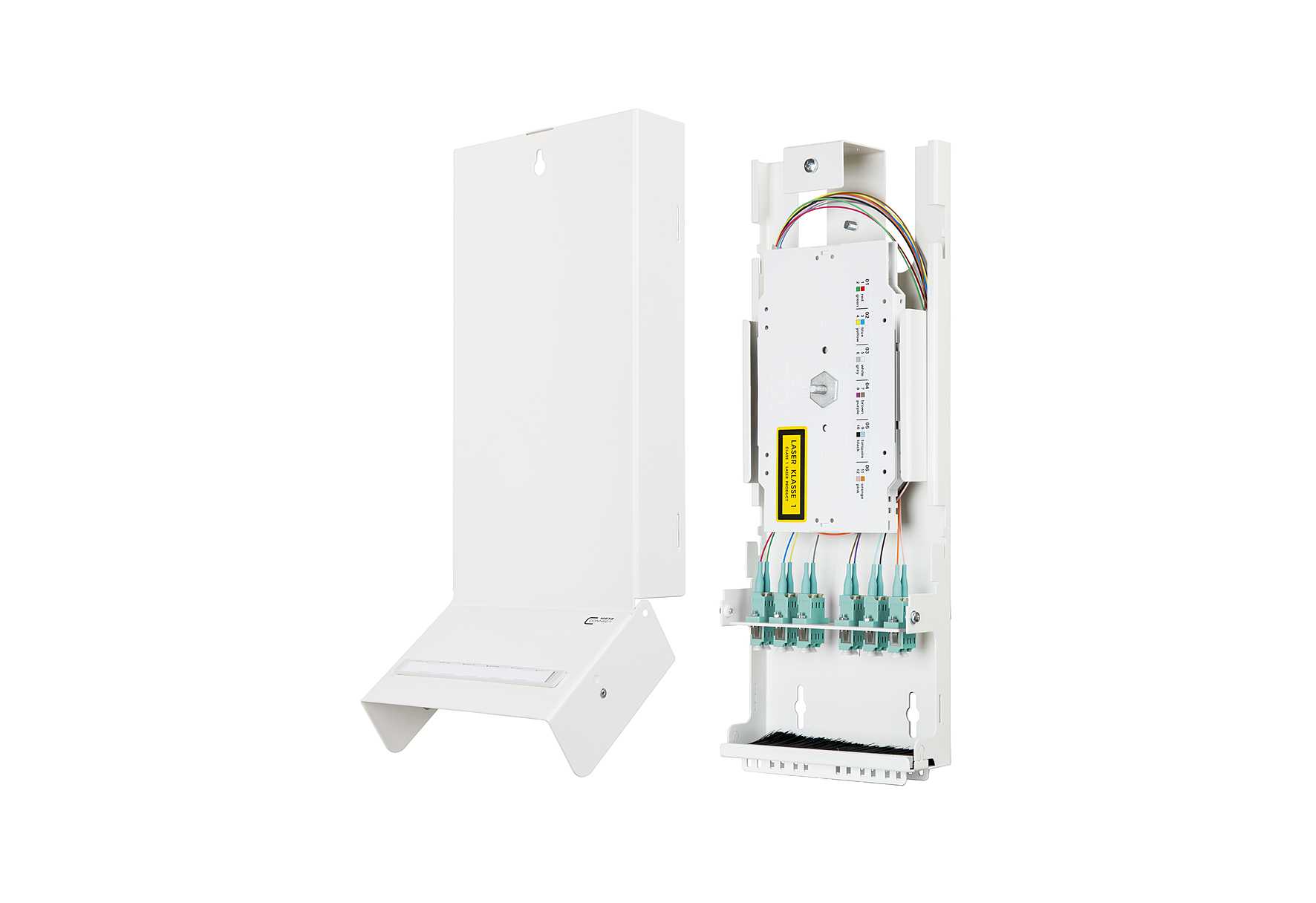 METZ CONNECT Consolidation Point splice 6xLC-D OM3, Pigtails eingelegt METZ CONNECT Consolidation Point splice 6xLC-D OM3, Pigtails eingelegt