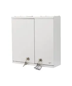 METZ CONNECT OpDAT Wandverteiler S 24xLC-D (Keramik, blau) Pigtails OS2