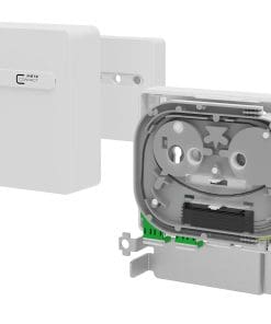 METZ CONNECT OpDAT APL Anschlussbox splice 2xLC-D APC OS2, 4 Pigtails