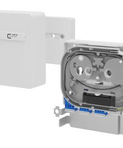 METZ CONNECT OpDAT APL Anschlussbox splice 3xLC-D UPC OS2, 6 Pigtails
