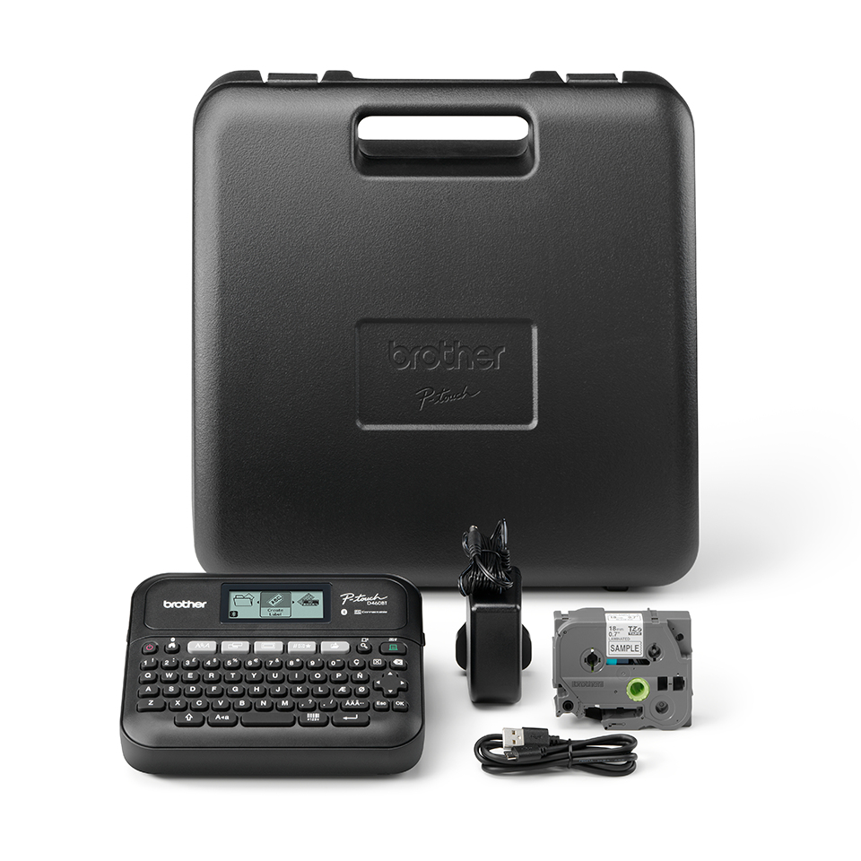 Brother P-touch D460BTVP Desktop Beschriftungsgerät mit Koffer Brother P-touch D460BTVP Desktop Beschriftungsgerät mit Koffer – Bild 3