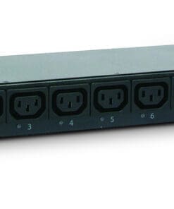 Alternative view of APC - RACK PDU, geschaltet, 1U, 12A/208V, 10A/230V, (8)C13