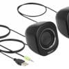 Delock Mini Stereo PC Lautsprecher mit 3,5 mm Klinkenstecker