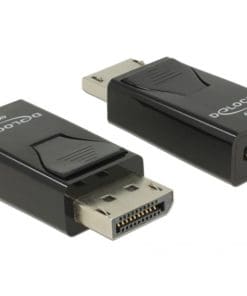 Delock Adapter DisplayPort 1.2 Stecker zu HDMI Buchse 4K Passiv schwarz