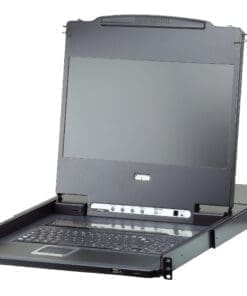 ATEN CL6708MW SL Single Rail KVM-Switch 8-Port 17,3"-LCD (USB DVI) SL-Layout