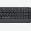Logitech MK650 Signature for Business - Tastatur&Maus - kabellos DE - grafit Farbe: Schwarz, LIEFERUMFANG: Tastatur Qwertz, Maus, USB-Empfänger, 3x Batterie AA, Bedienungsanleitung