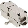 InLine® Kabelverbinder Cat.6A, mit LSA-Technik, geschirmt, schwarz InLine® Keystone RJ45 Buchse / LSA Einsatz, SNAP-In, Cat.6a, schmale Bauform