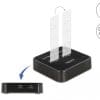 Delock M.2 Dockingstation für 2 x M.2 SATA SSD mit Klon Funktion mit USB 10 Gbps USB Type-C Stecker