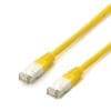 equip - Patch-Kabel - RJ-45 (M) bis RJ-45 (M) - 0.5 m - SFTP - CAT 6 - halogenfrei, geformt, verseilt - Schwarz
