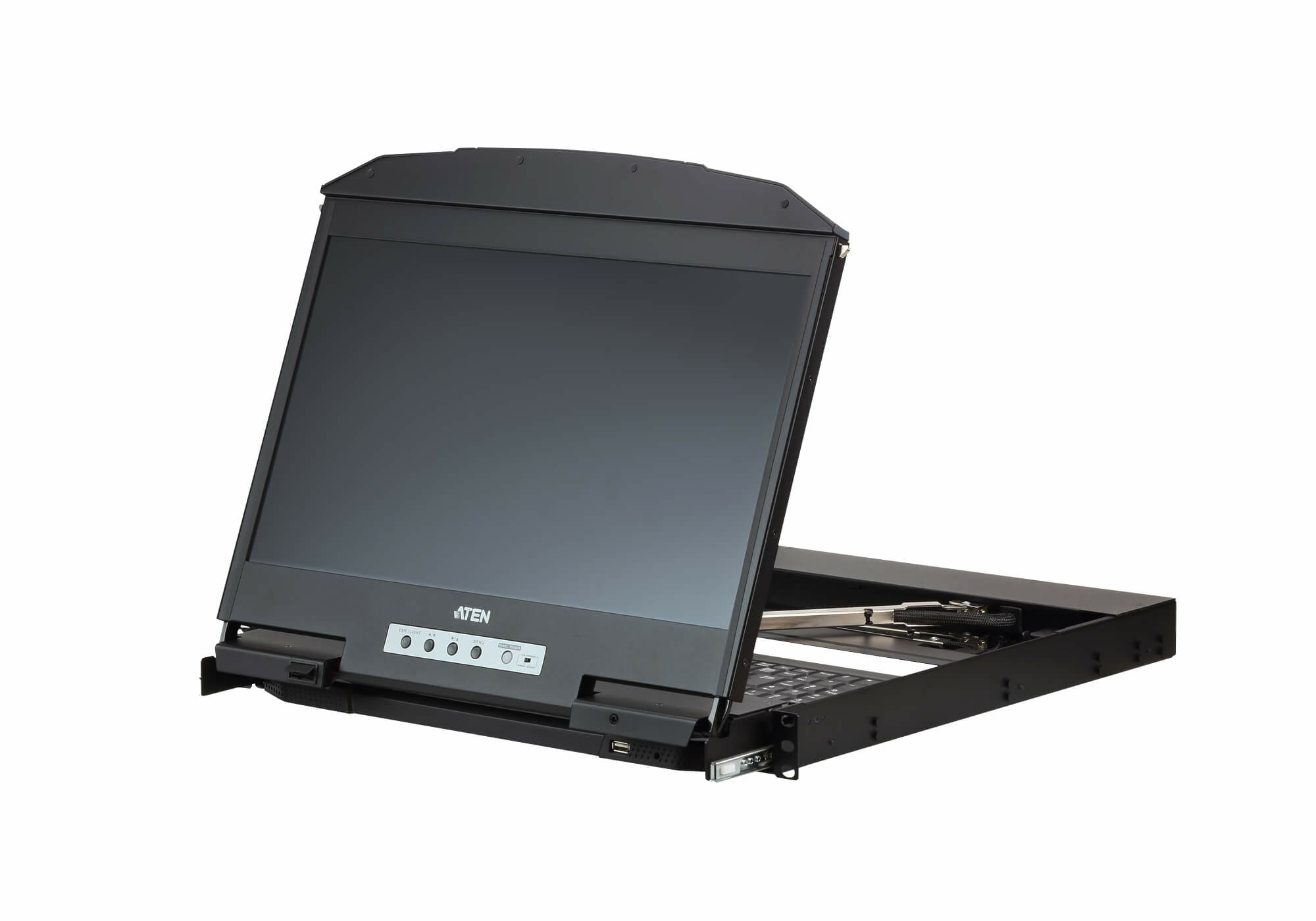 ATEN CL5716IN IT KVM over IP Switch 16-Port 19"-LCD (PS/2-USB VGA) IT-Layout ATEN CL5716IN IT KVM over IP Switch 16-Port 19"-LCD (PS/2-USB VGA) IT-Layout – Bild 2
