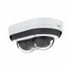 2x2-MP-Mehrrichtungskamera mit einer IP-Adresse Unterstützt Analysefunktionen mit Deep Learning für beide Sensoren 360°-IR-Beleuchtung 2,5-facher Zoom Axis Lightfinder und Forensic WDR