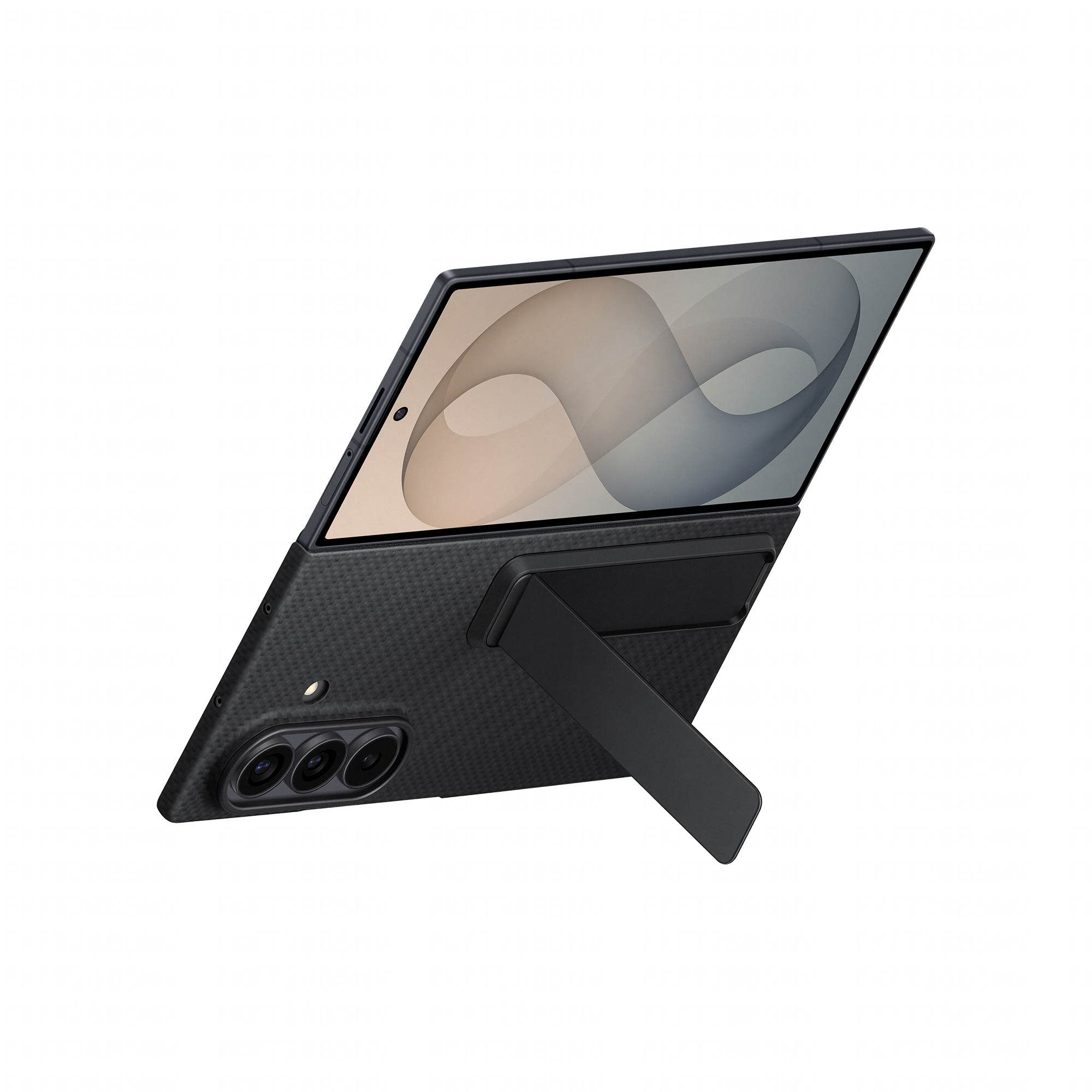 Samsung Carbon Standing Case für Galaxy Fold8 Ultra Black Samsung Carbon Standing Case für Galaxy Fold8 Ultra Black – Bild 2