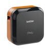 Flexibel drucken, langlebig und normgerecht kennzeichnen.Das Beschriftungsgerät CUBE Pro PT-E920BT ist kompakt, leicht, mobil und mit zahlreichen Funktionen ausgestattet, die das Beschriften vor Ort einfach und effizient machen. Es ermöglicht dank Bluetooth-Schnittstelle das schnelle Entwerfen und Drucken von Etiketten direkt vom Smartphone oder PC.Mit den robusten Brother Pro Tapes entstehen langlebige Etiketten in Industriequalität - ideal für professionelle Anwendungen.