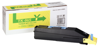 Kyocera Toner TK-865Y Gelb (ca. 12.000 Seiten) Kyocera Toner TK-865Y Gelb (ca. 12.000 Seiten)