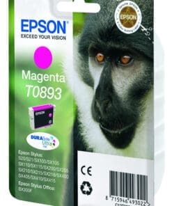 Alternative view of Epson Tintenpatrone T0893 Magenta (ca. 135 Seiten)