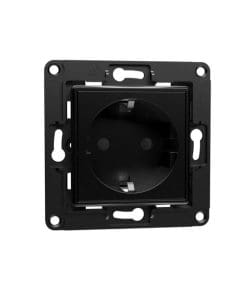 Shelly Wall Socket EU - Wandsteckdose - Schwarz
