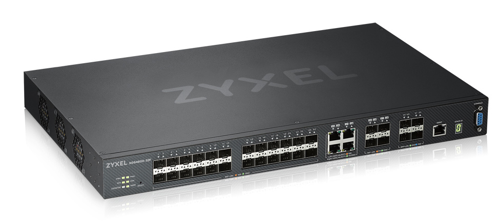 ZyXEL XGS4600-32F Switch 32-Port L3 mgd 24 Port + 4x 10G ZyXEL XGS4600-32F Switch 32-Port L3 mgd 24 Port + 4x 10G – Bild 2