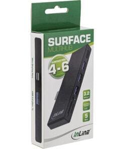 InLine® MultiHub, Surface Pro 4/5/6, 3-Port USB 3.2 Typ-A Buchse, HDMI 4K, Cardreader, schwarz InLine® MultiHub, Surface Pro 4/5/6, 3-Port USB 3.2 Typ-A Buchse, HDMI 4K, Cardreader, schwarz – Bild 9